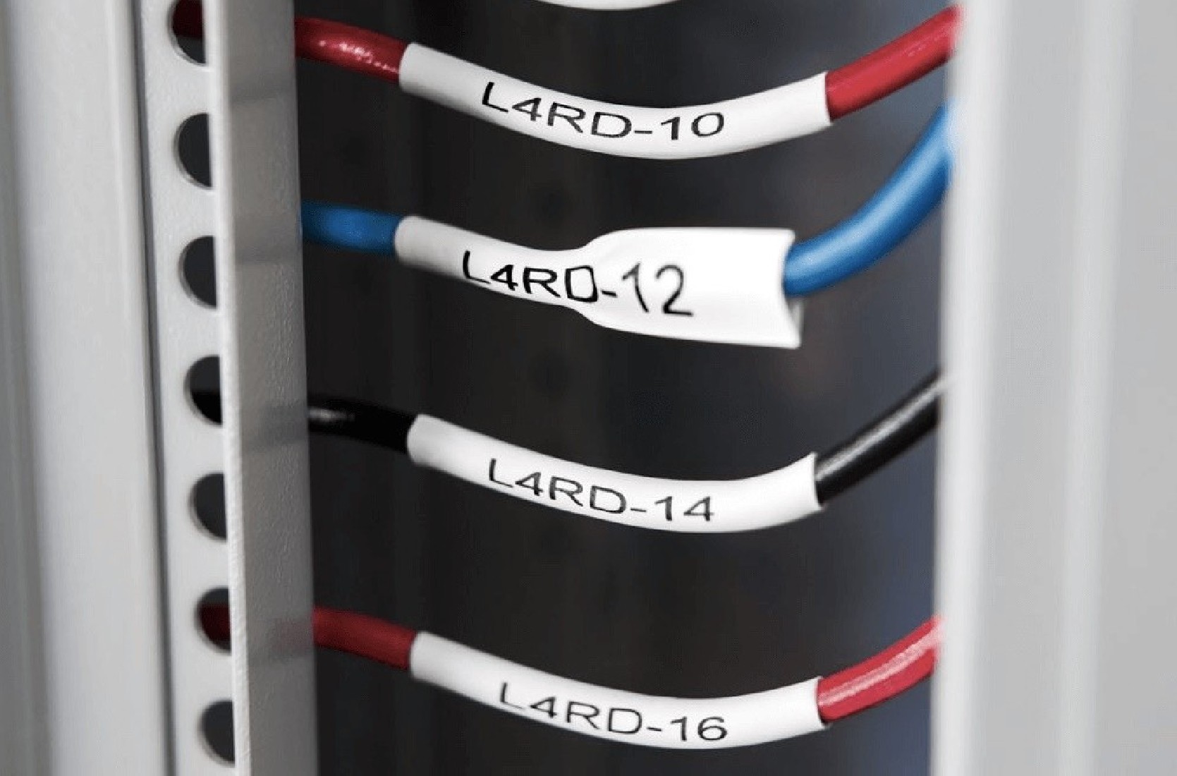 DYMO RHINO 6MM X 1.5Μ ΗΕΑΤ SHRINK TUBE WHITE D18051