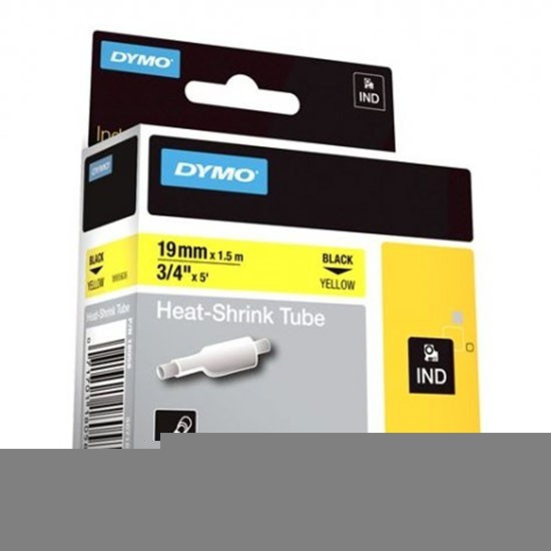 DYMO RHINO 19MM X 1.5Μ ΗΕΑΤ SHRINK TUBE YELLOW D18058