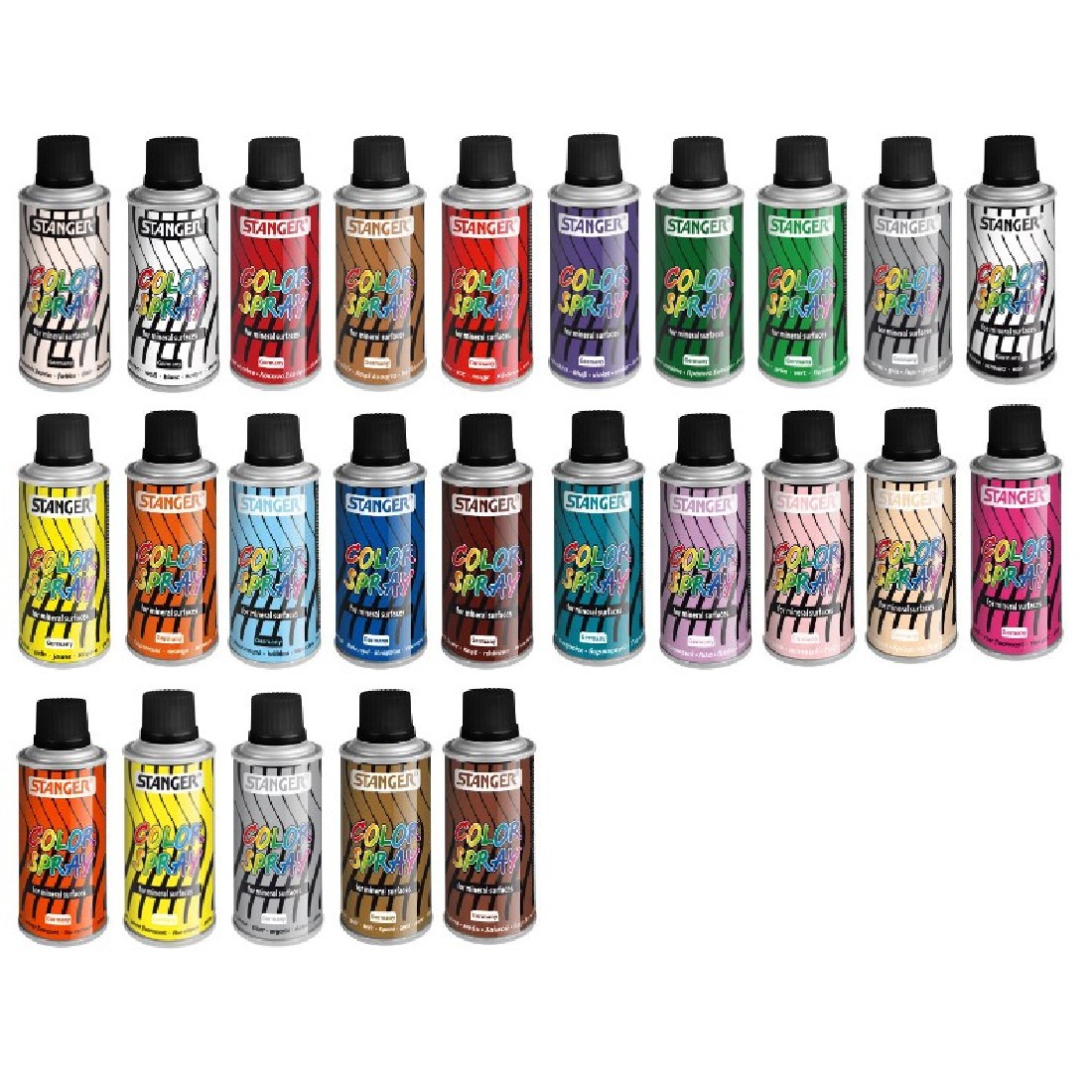 Χρώμα σε spray 150ml Green Stanger