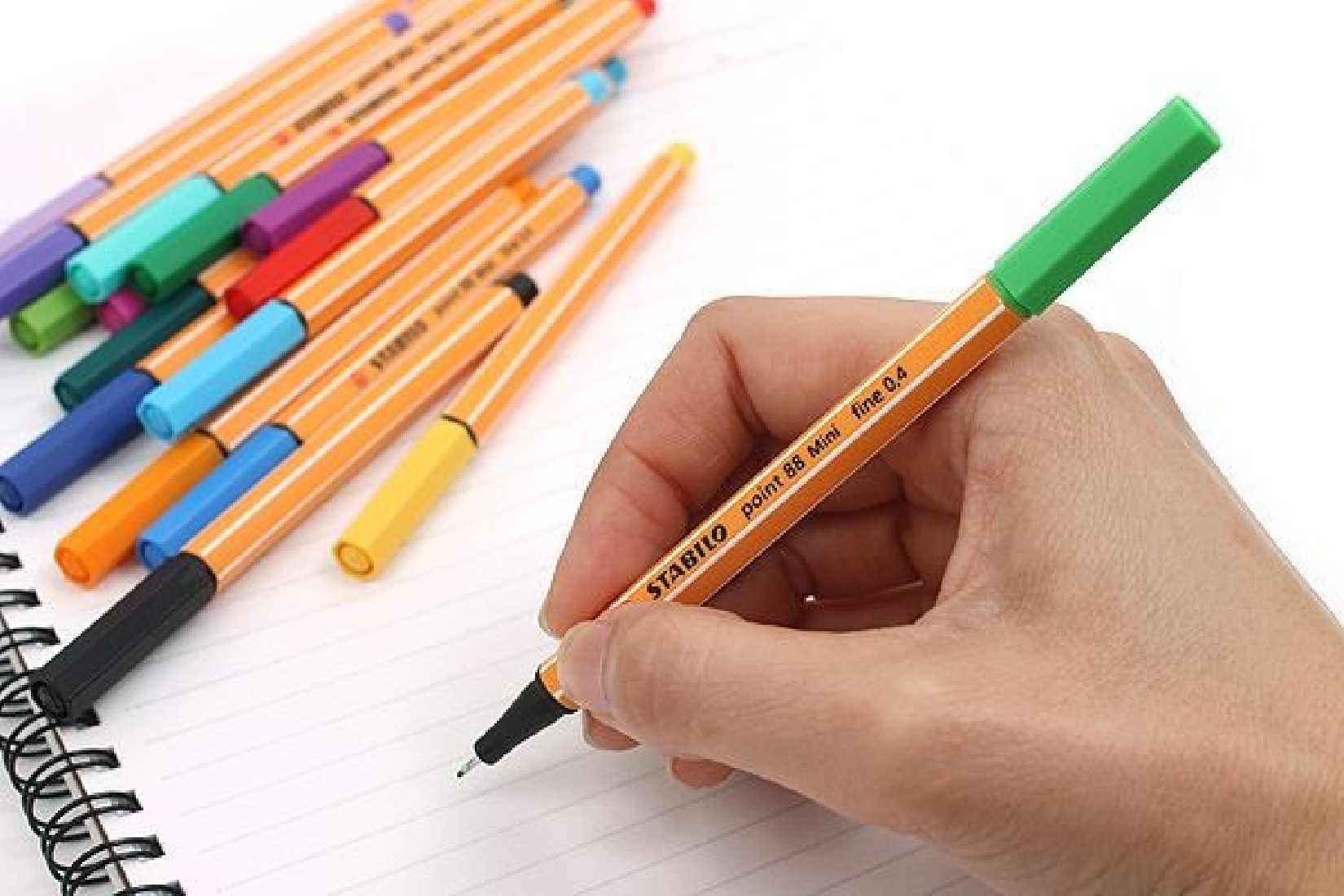 Μαρκαδόρος Fineliner Point Green Νo.88/36 Stabilo