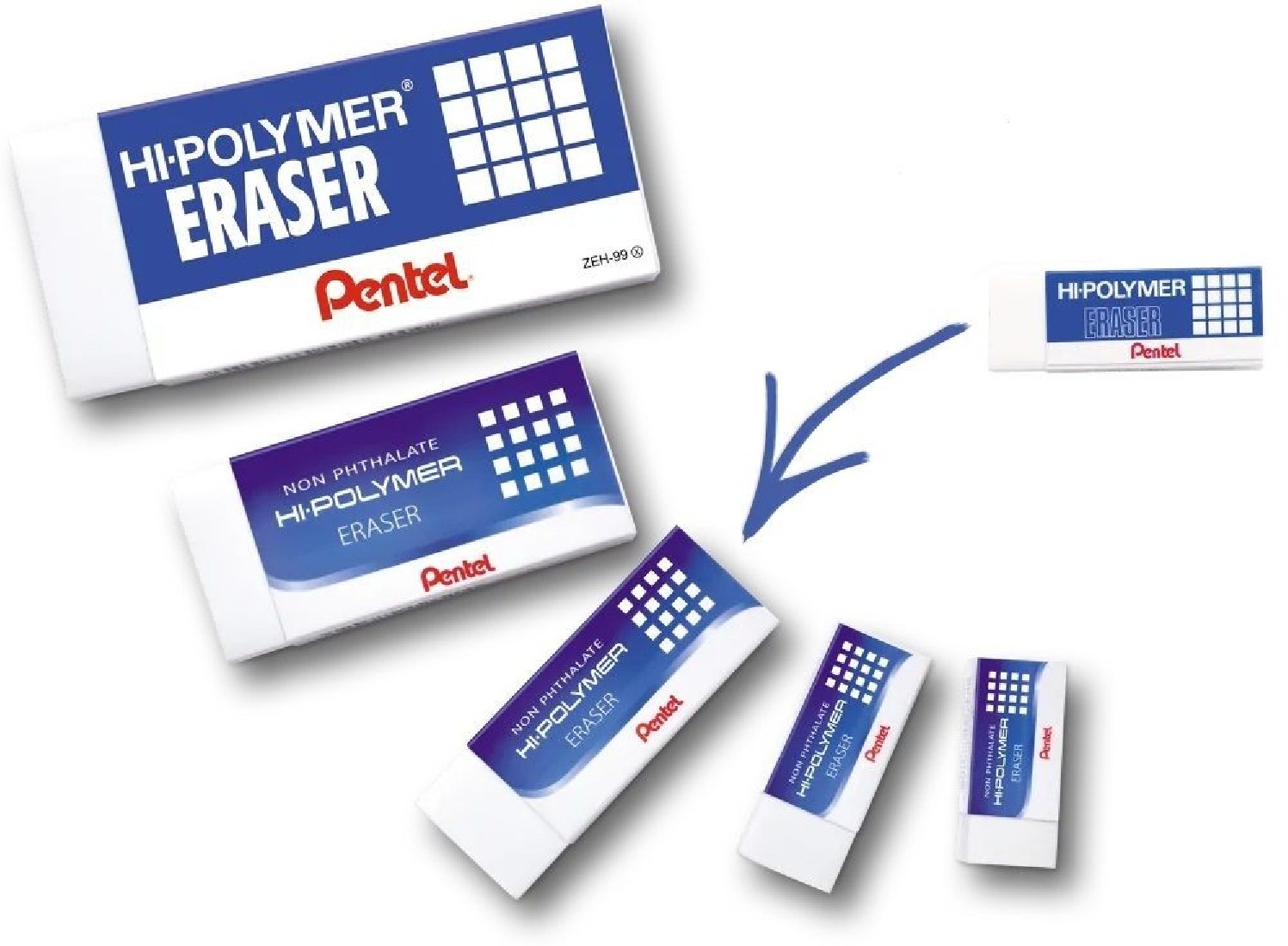 Γομολάστιχα Ηi-polymer ZEH10L Pentel