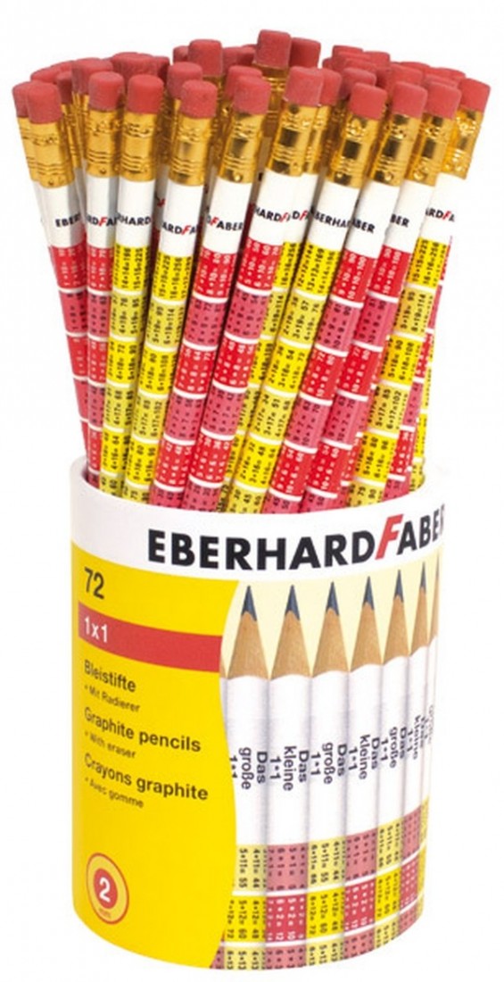Μολύβι με Γόμα Προπαίδεια 511872 Eberhard Faber