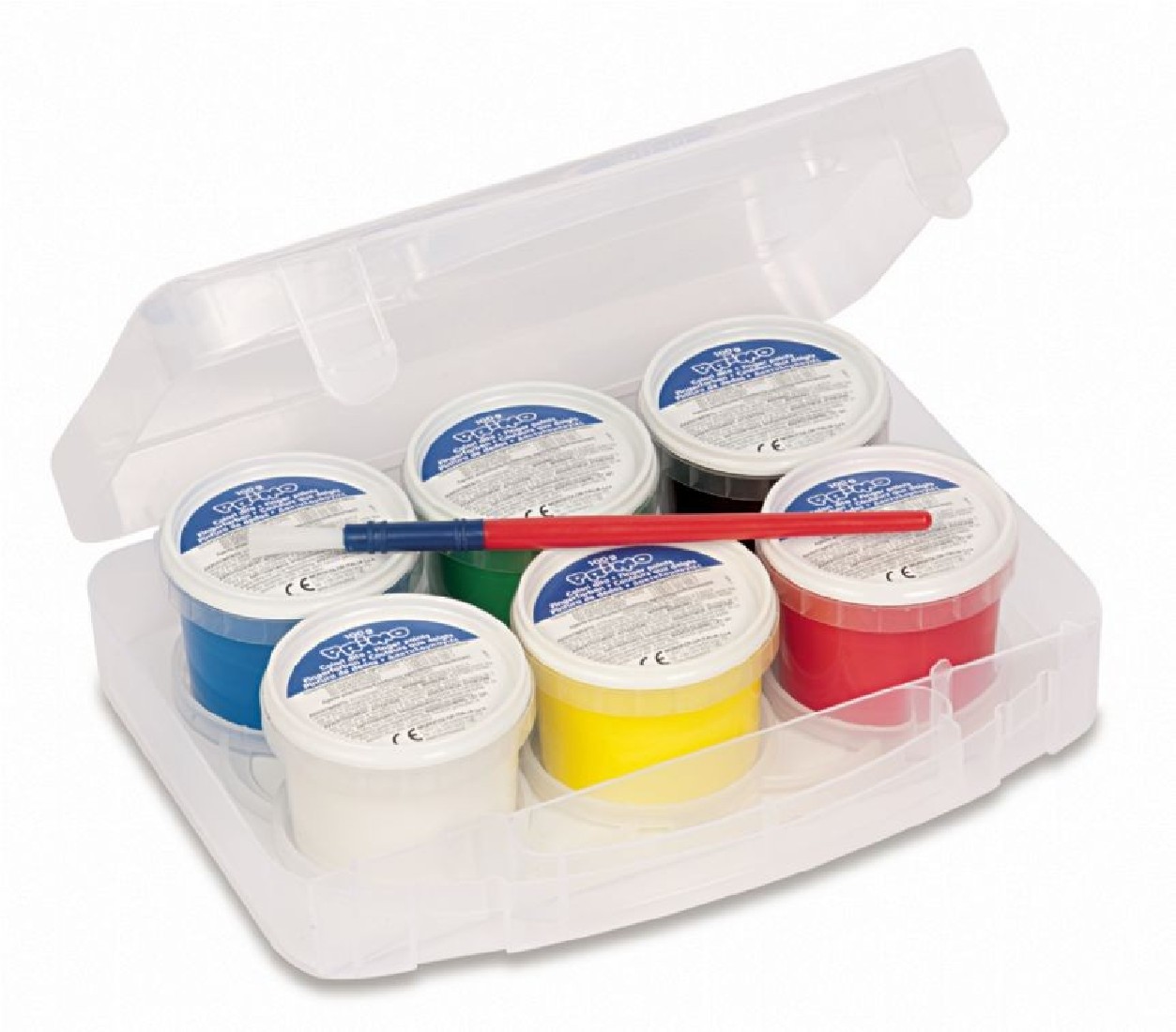 Δαχτυλομπογιές  σετ 6 χρωμάτων 100 gr 221TD100S CMP