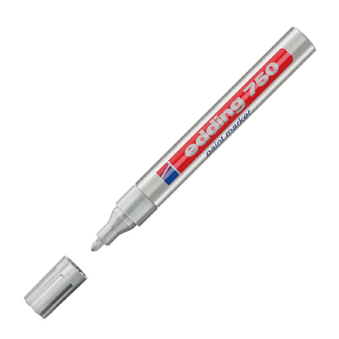 Μαρκαδόρος Ανεξίτηλος Paint Marker 2-4mm 750/54 Silver Edding