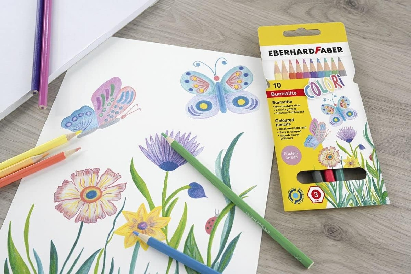 Ξυλομπογιές παστέλ 10 χρωμάτων 514810 Eberhard Faber