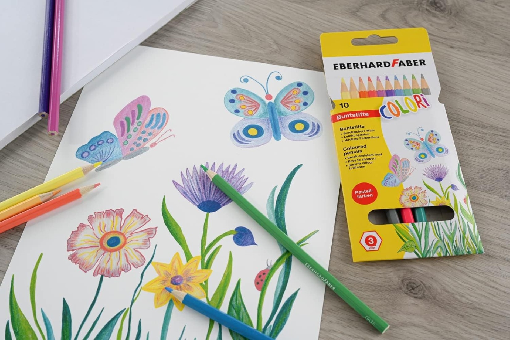 Ξυλομπογιές παστέλ 10 χρωμάτων 514810 Eberhard Faber