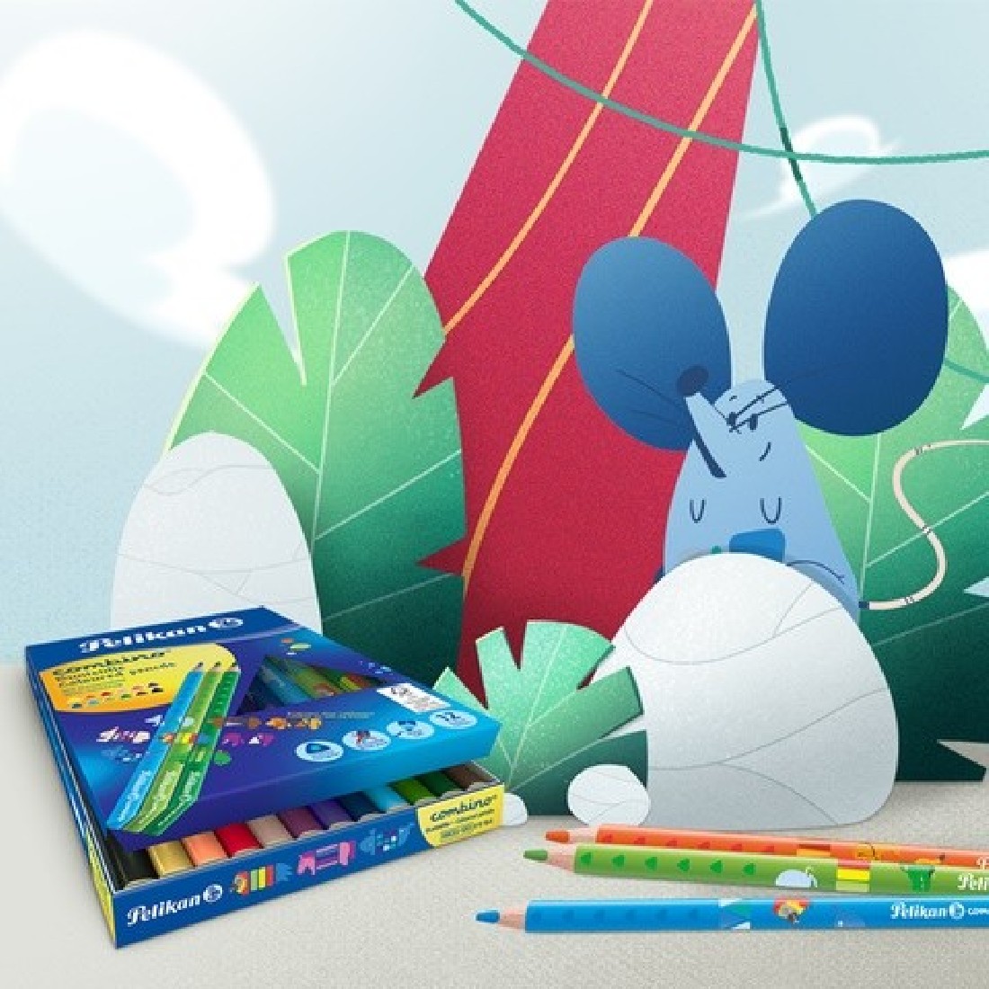 Pelikan Combino 12 coloured pencils 811194.