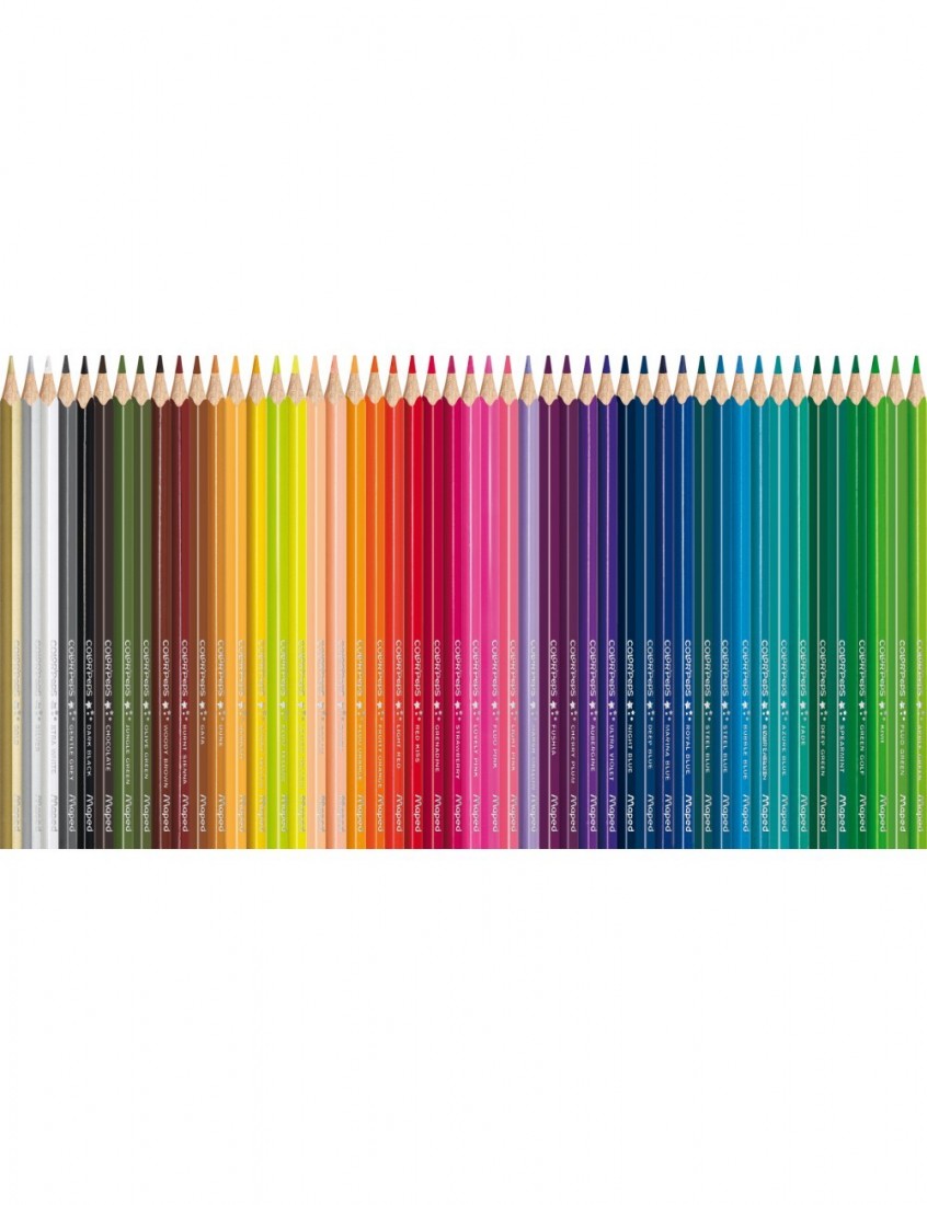 Ξυλομπογιές σε μεταλλική κασετίνα 48τμχ. Colorpeps Star 832058 Maped