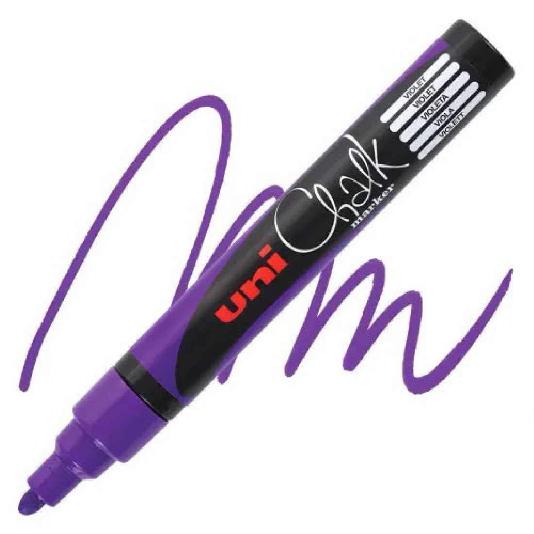Μαρκαδόρος Chalk Marker Βιολετί PWE-5M Uni-Ball