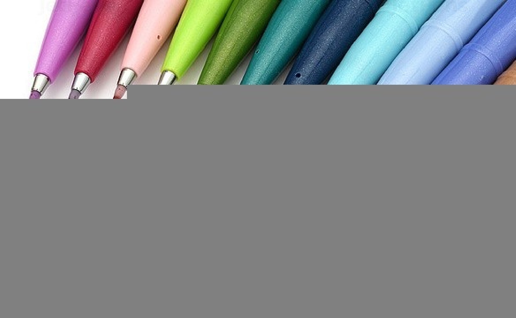 Pentel Fude Touch Brush Sign Pen - Light Grey