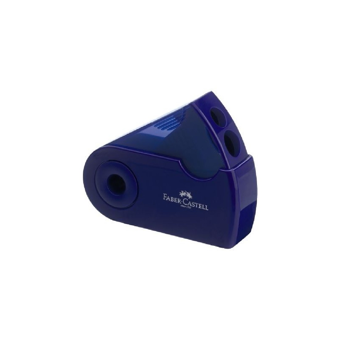 Ξύστρα διπλής τρύπας sleeve 182701 blue  Faber Castell