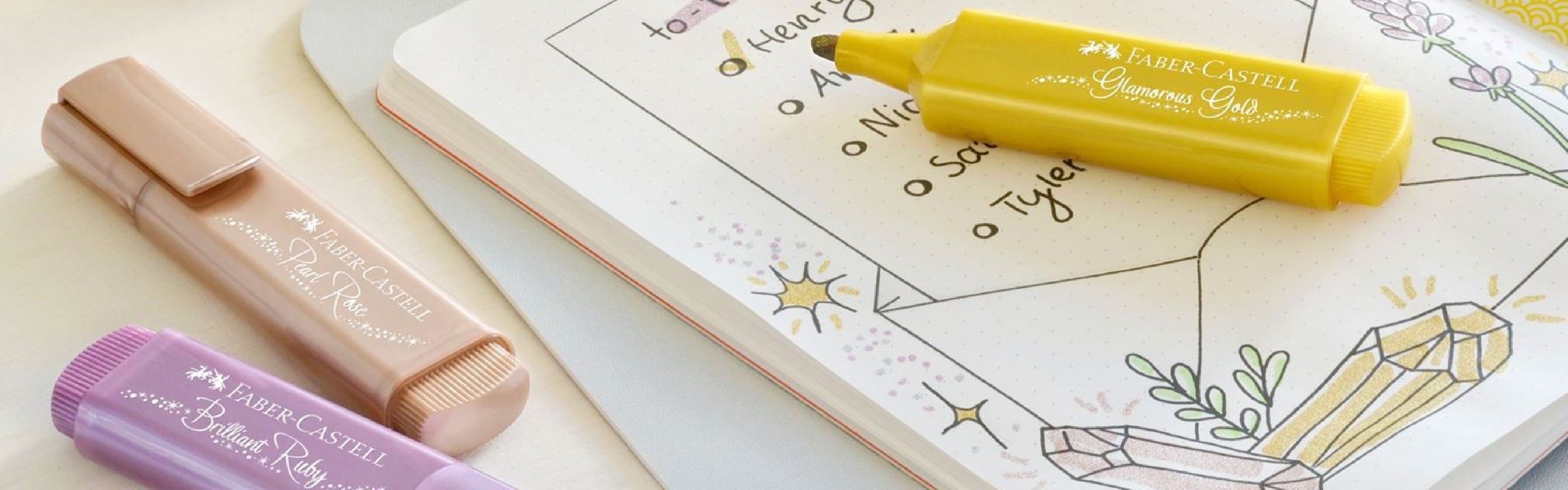 Faber Castell  Glamorous Ruby Highligter 154691