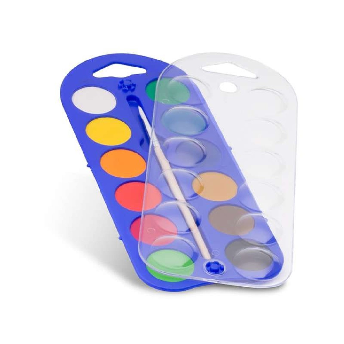 Νερομπογιές 12 τεμαχίων με δώρο πινέλο 110Α12Β Primo