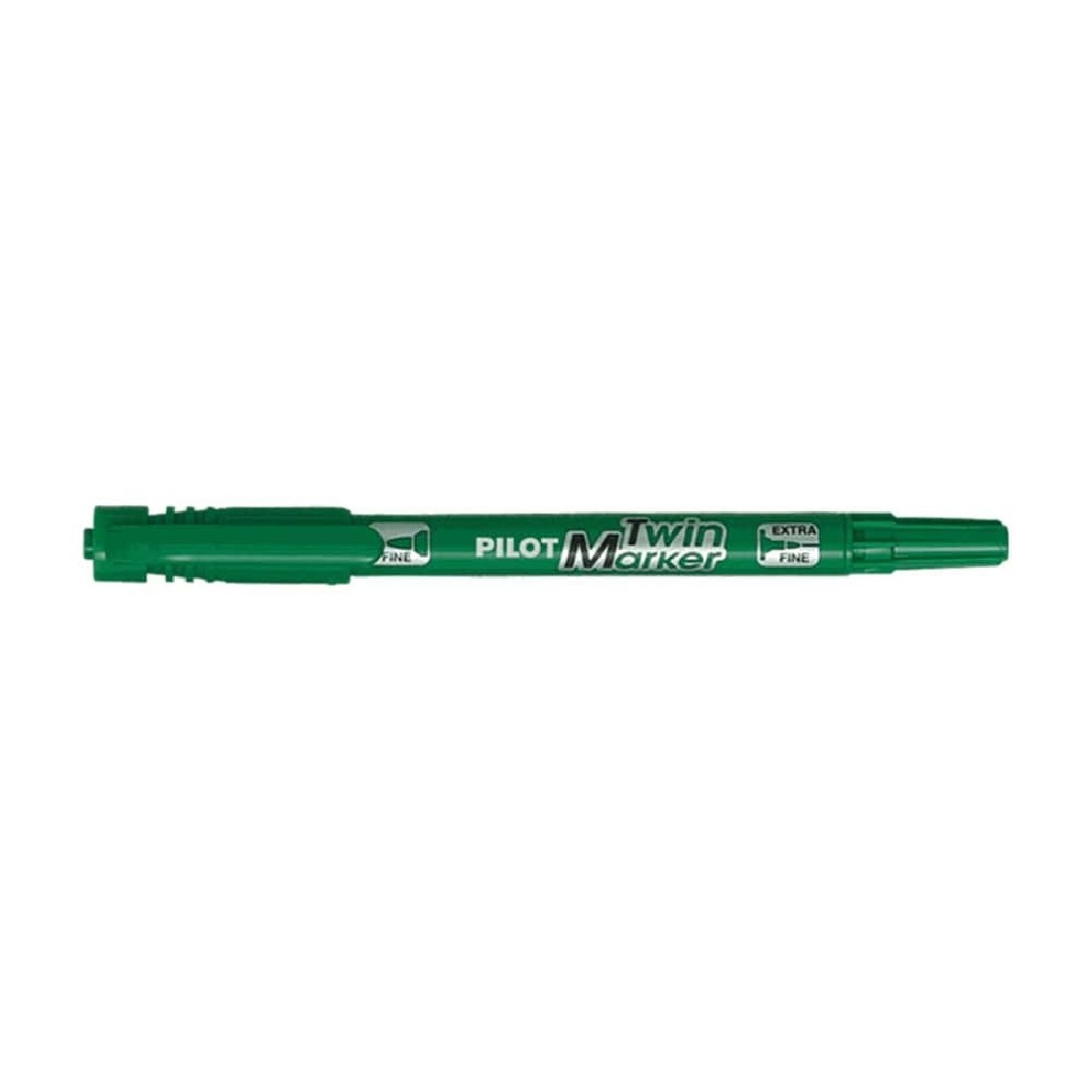 Μαρκαδόρος Twin Marker Ανεξίτηλος Green Pilot