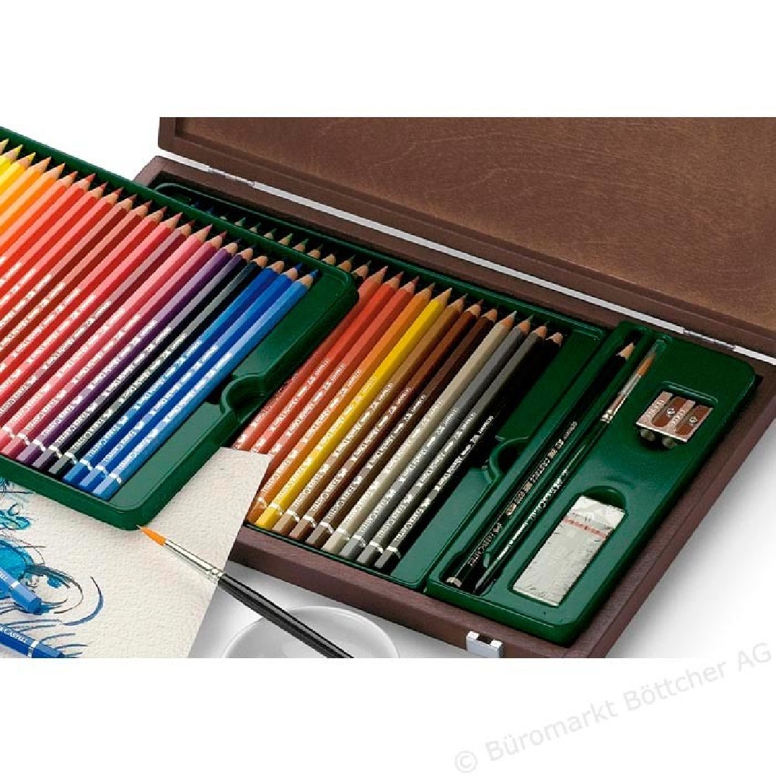 Faber Castell  Wood case of 48 Watercolour pencils Albrecht Durer  117506