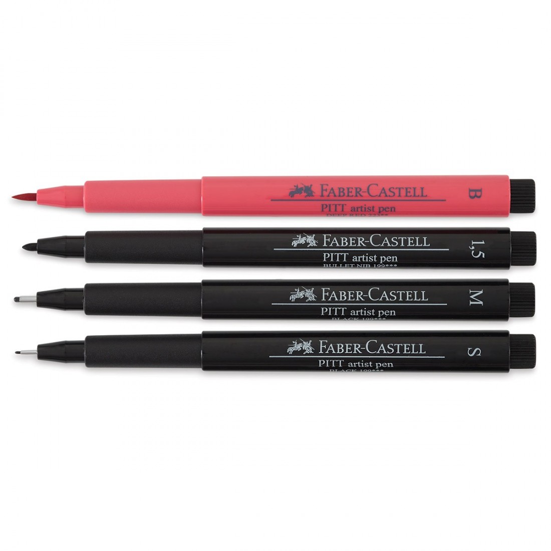 Faber-Castell 4 Pitt Artist Pens Lettering Set 267115