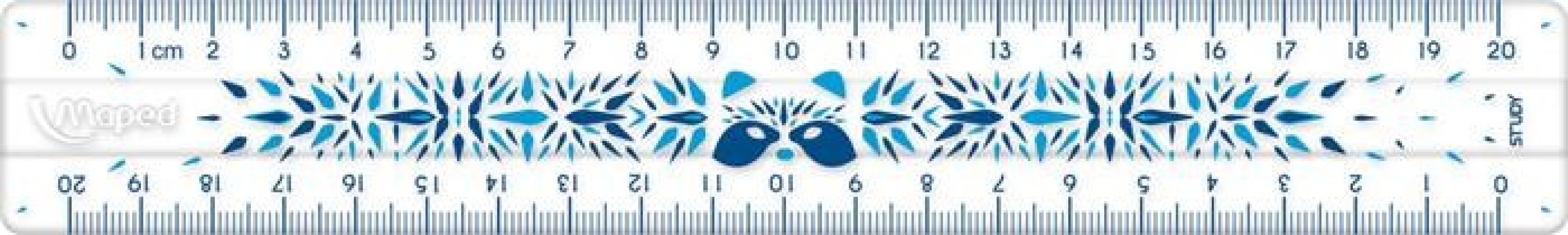 Χάρακας άθραυστος  20cm Study Unbreakable 245401 Maped