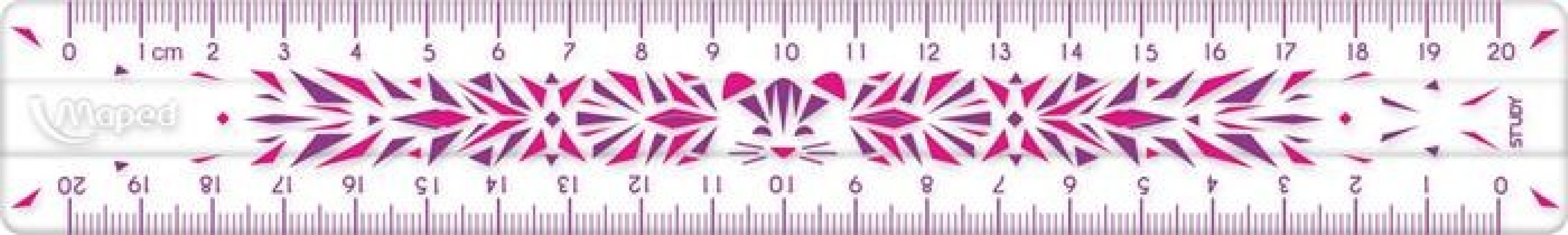 Χάρακας άθραυστος  20cm Study Unbreakable 245401 Maped