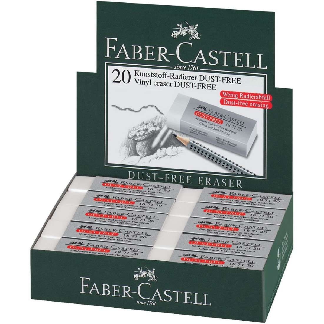 Γόμα Dust Free 187120 Faber Castell