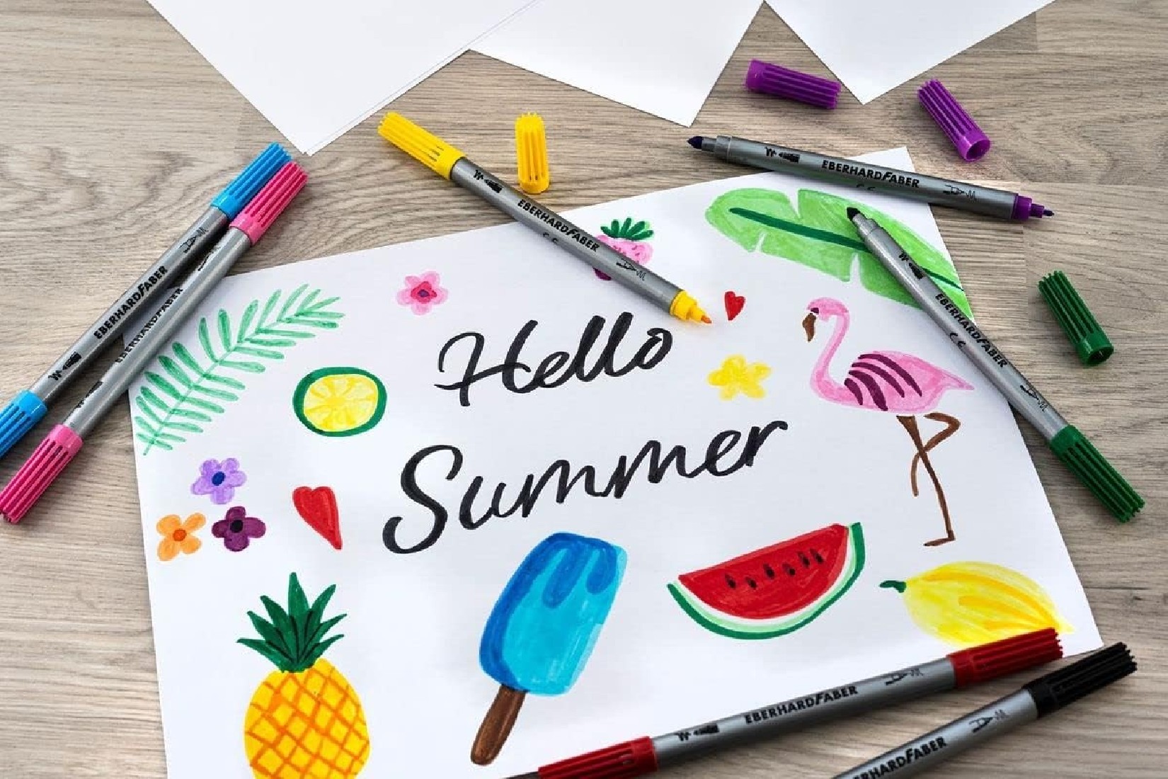 Μαρκαδόροι με Διπλή Μύτη 20 τμχ 550020 Eberhard Faber