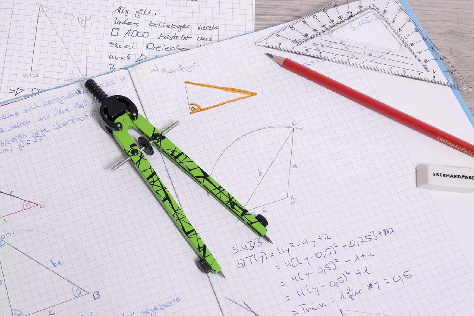 Διαβήτης με ροδέλα neon Πράσινο 571703  Eberhard Faber