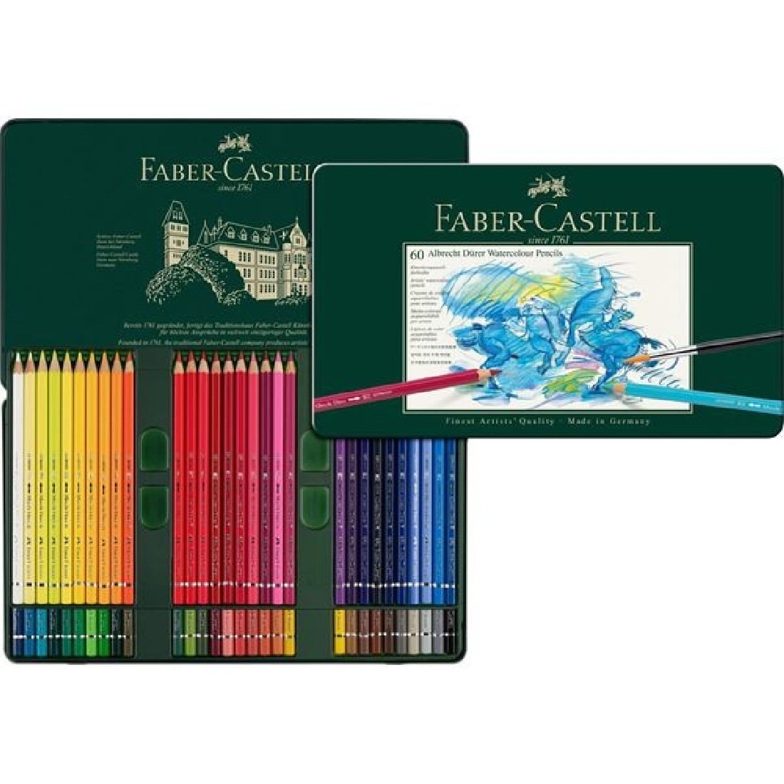 Faber Castell 60 pcs Albrecht Durer Watercolours pencils  117560