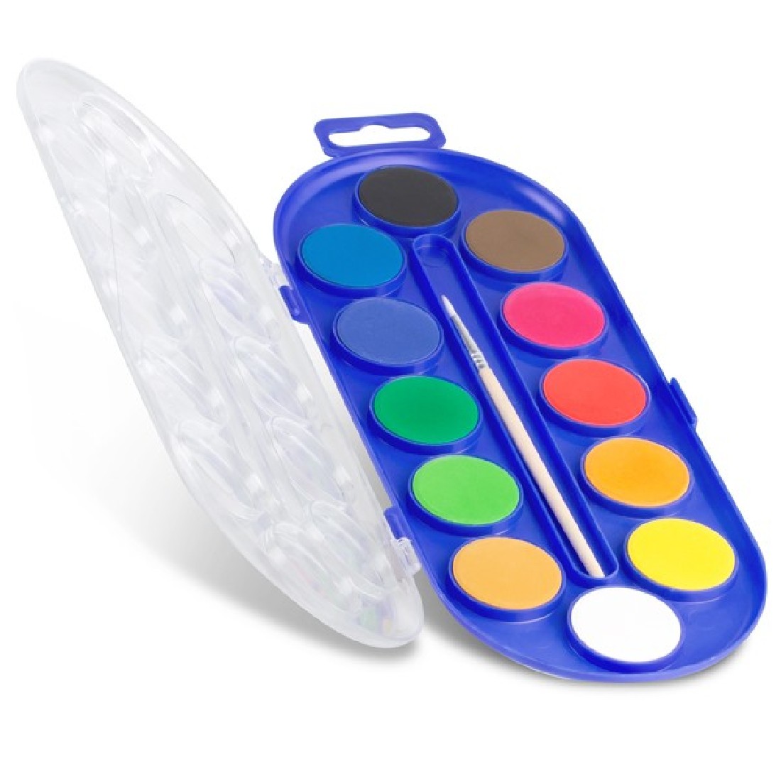 Νερομπογιές 12 Χρωμάτων με Πινέλο 112Α12SG Primo