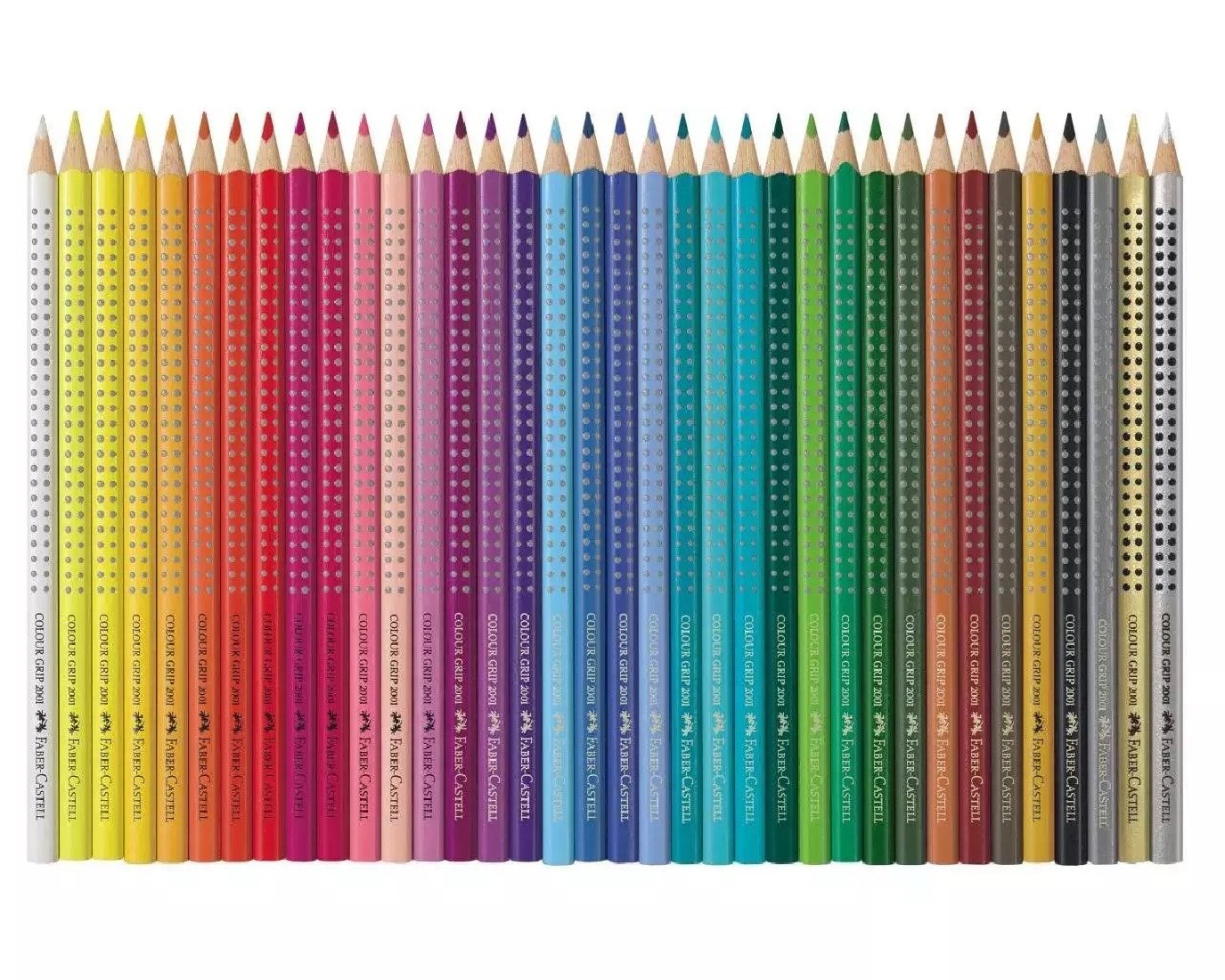 Faber Castell Colour Grip colour pencil, tin of 36 112435