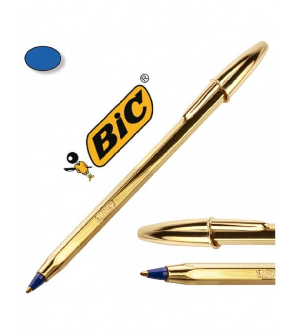 Στυλό Crystal Shine Gold  Μπλέ BIC