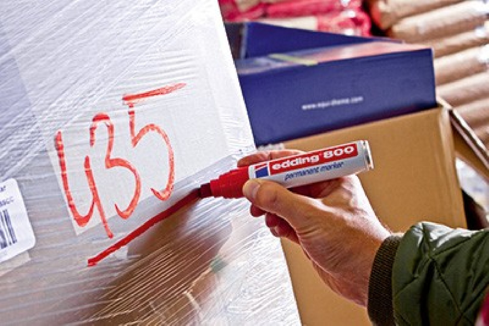 Μαρκαδόρος Ανεξίτηλος 4-12mm 800/3 Blue Edding