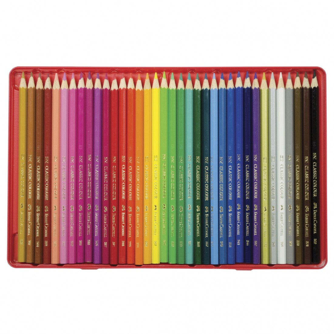 Faber Castell  Classic Colour pencils  115886, tin of 36