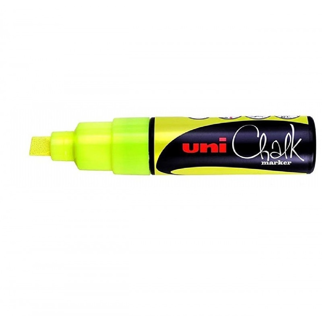 Μαρκαδόρος Chalk Marker Fluo Yellow PWE-8Κ Uni-Ball
