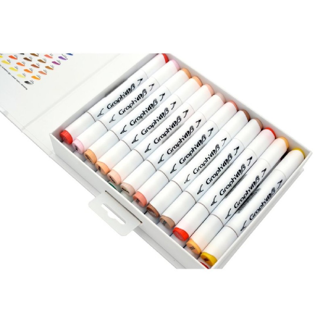 Graph It Μαρκαδόροι Οινοπνεύματος με Διπλή Μύτη Comics Set 24 Τεμάχια GI80211