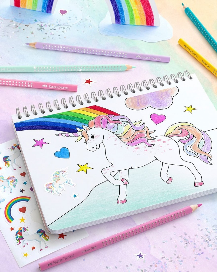 Faber Castell Colour Pencils Colour Grip unicorn 18pcs 201543