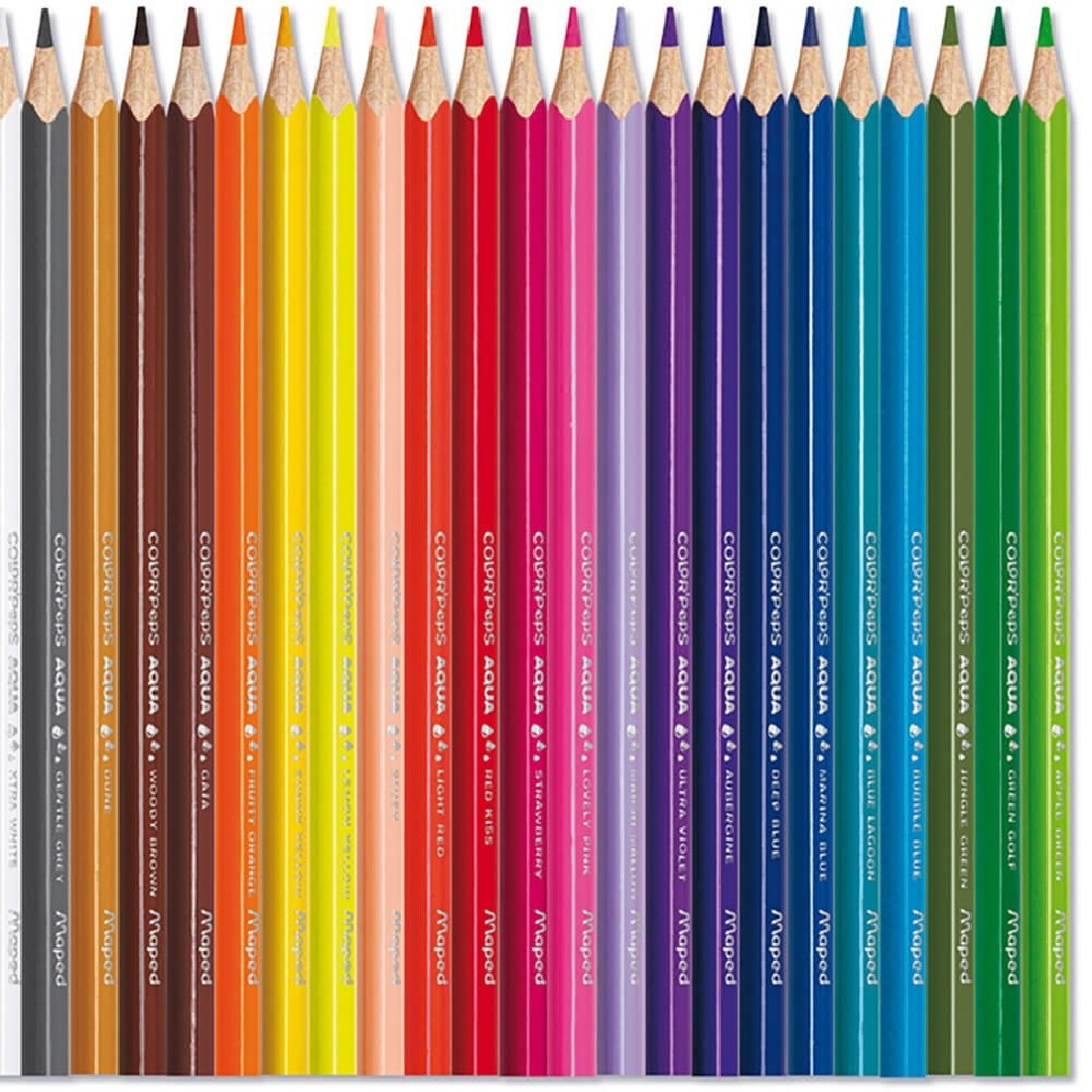 Ξυλομπογιές ακουαρέλλας 24τμχ. με πινέλο Colorpeps  836013 Maped