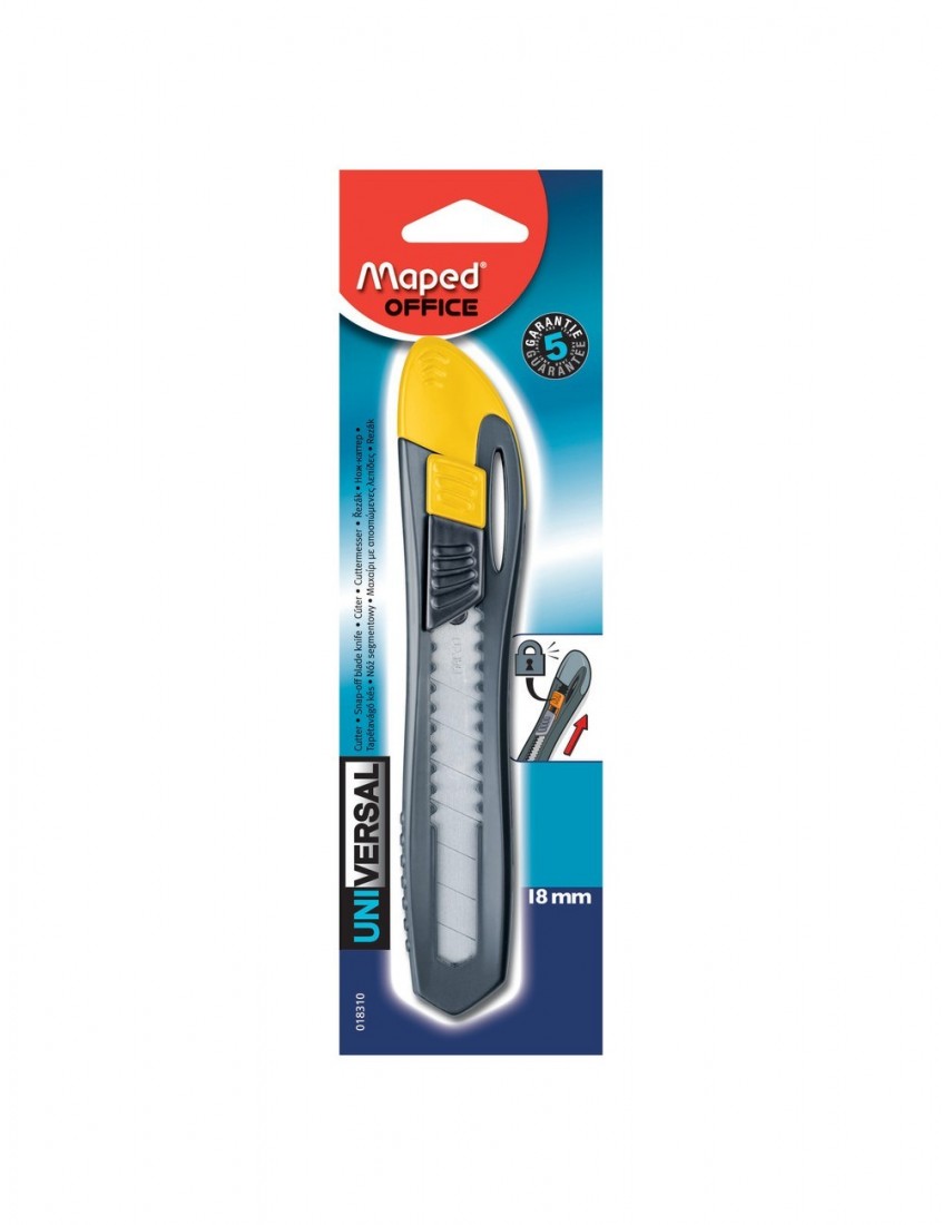 Κοπίδι Universal 18mm blister 018310 Maped