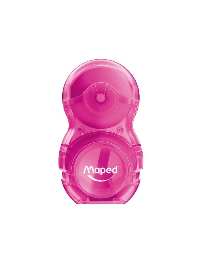 Γόμα ξύστρα διαφανής στρογγυλή 1 οπής 049111 Maped