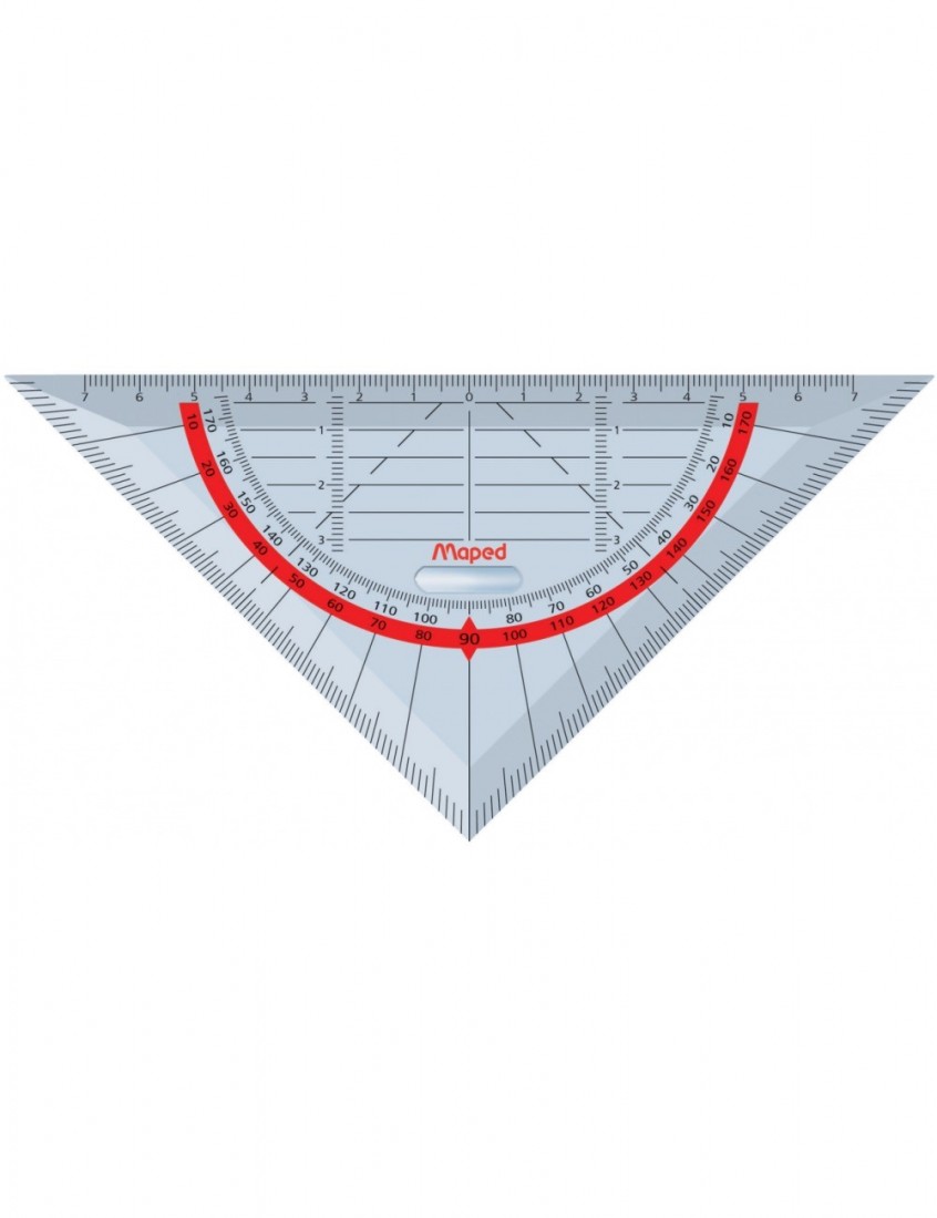 Γεωμετρικό Tρίγωνο 45 μοιρών, 16cm Technic 277747 Maped