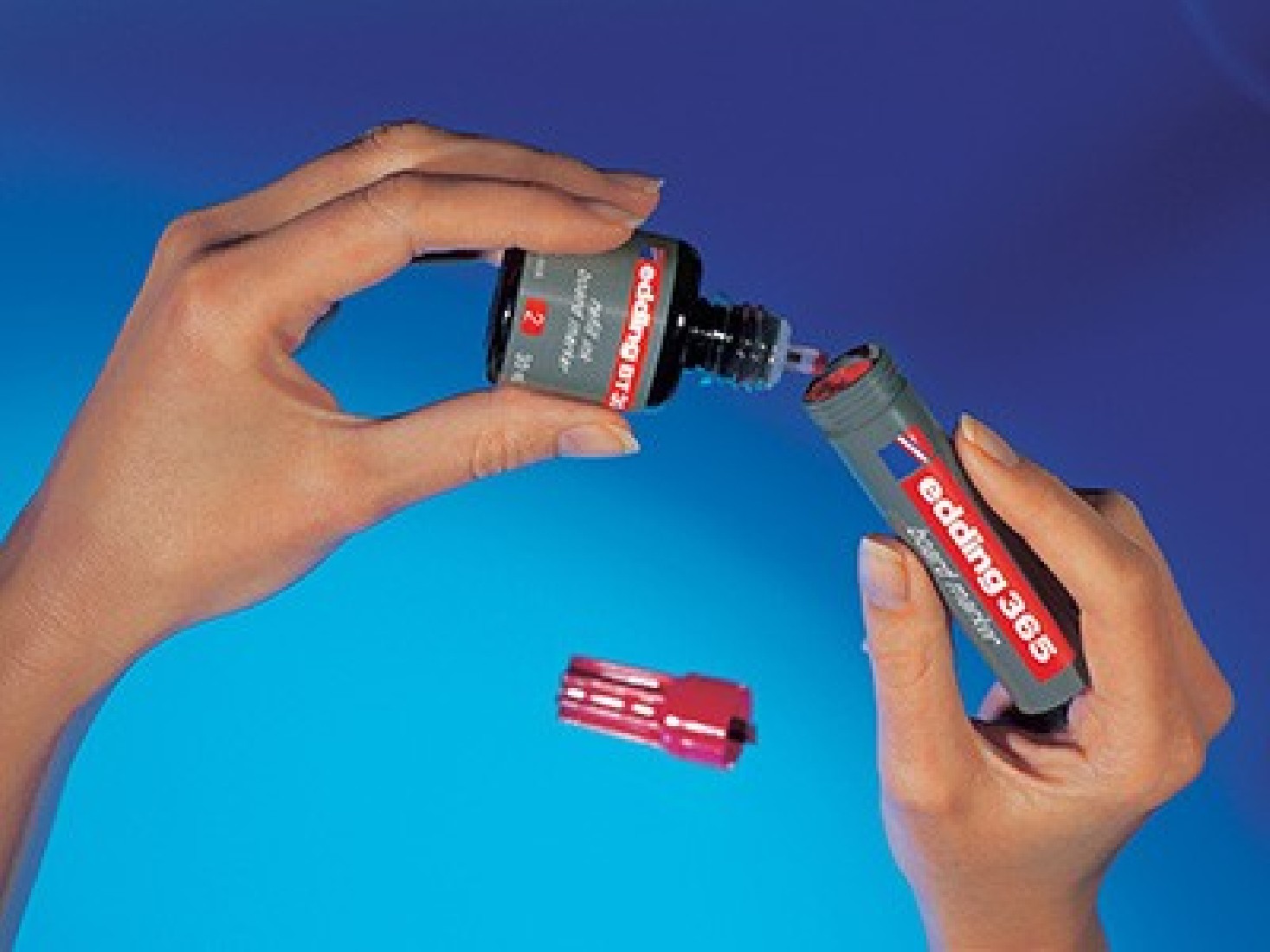 Μαρκαδόρος Λευκού Πίνακα Επαναγεμιζόμενος 1.5-3mm 360XL/3 Blue Edding