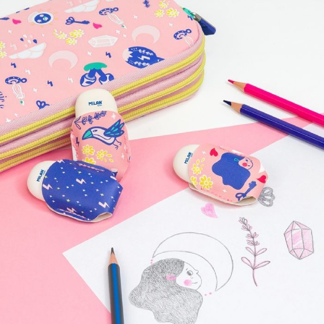 Γόμα με προστατευτική θήκη magic  CMMMG1012 Milan