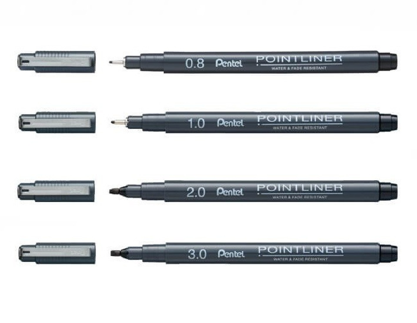 Pentel Pointliner Pen S20P Black
