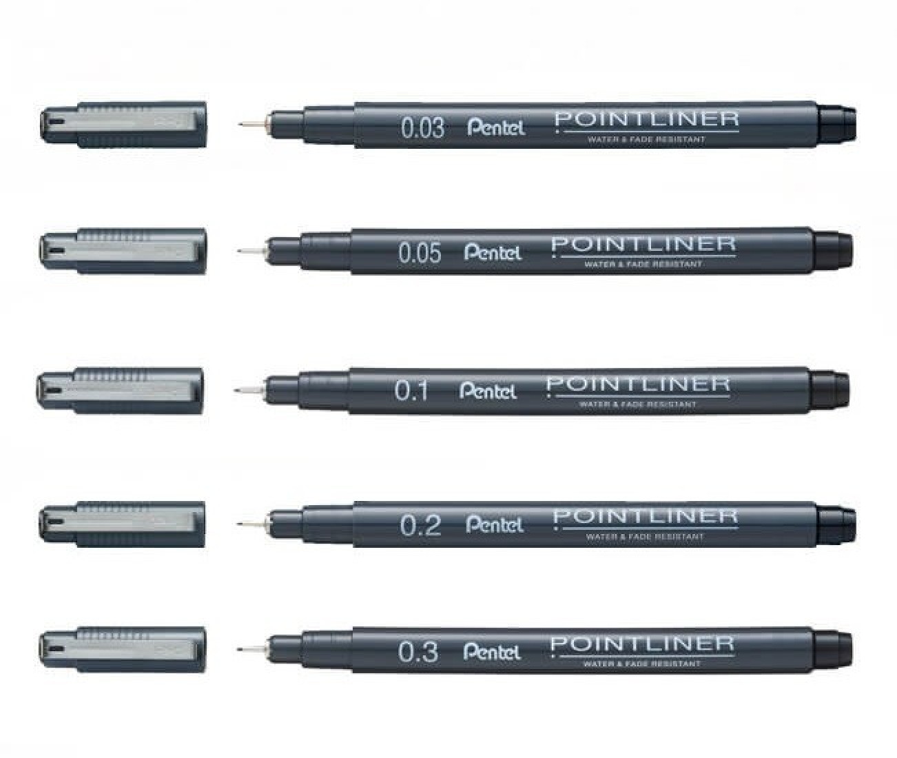 Pentel Pointliner Pen S20P Black
