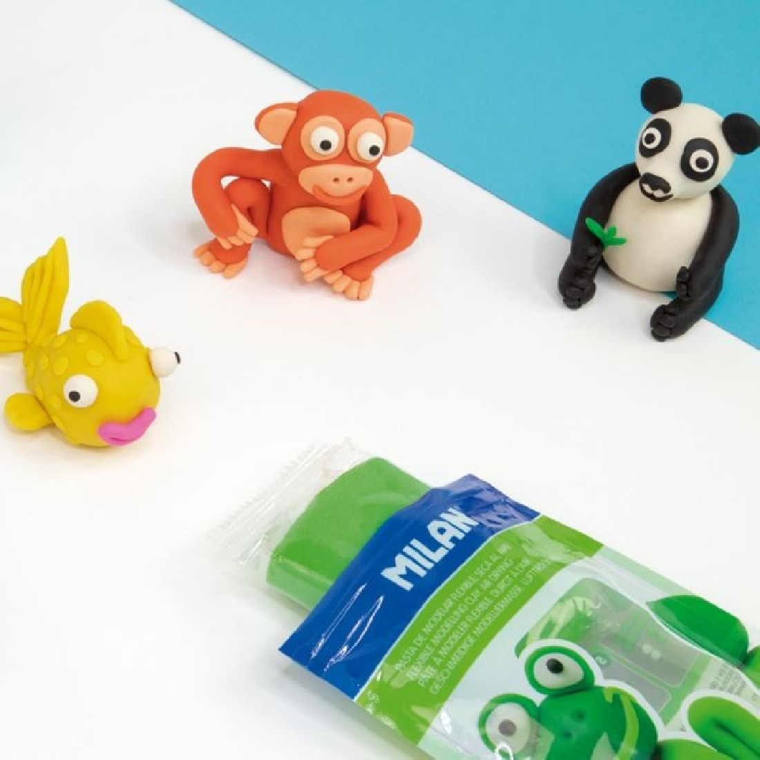 Πηλός μοντελισμού 100gr κίτρινο 9154120 Milan