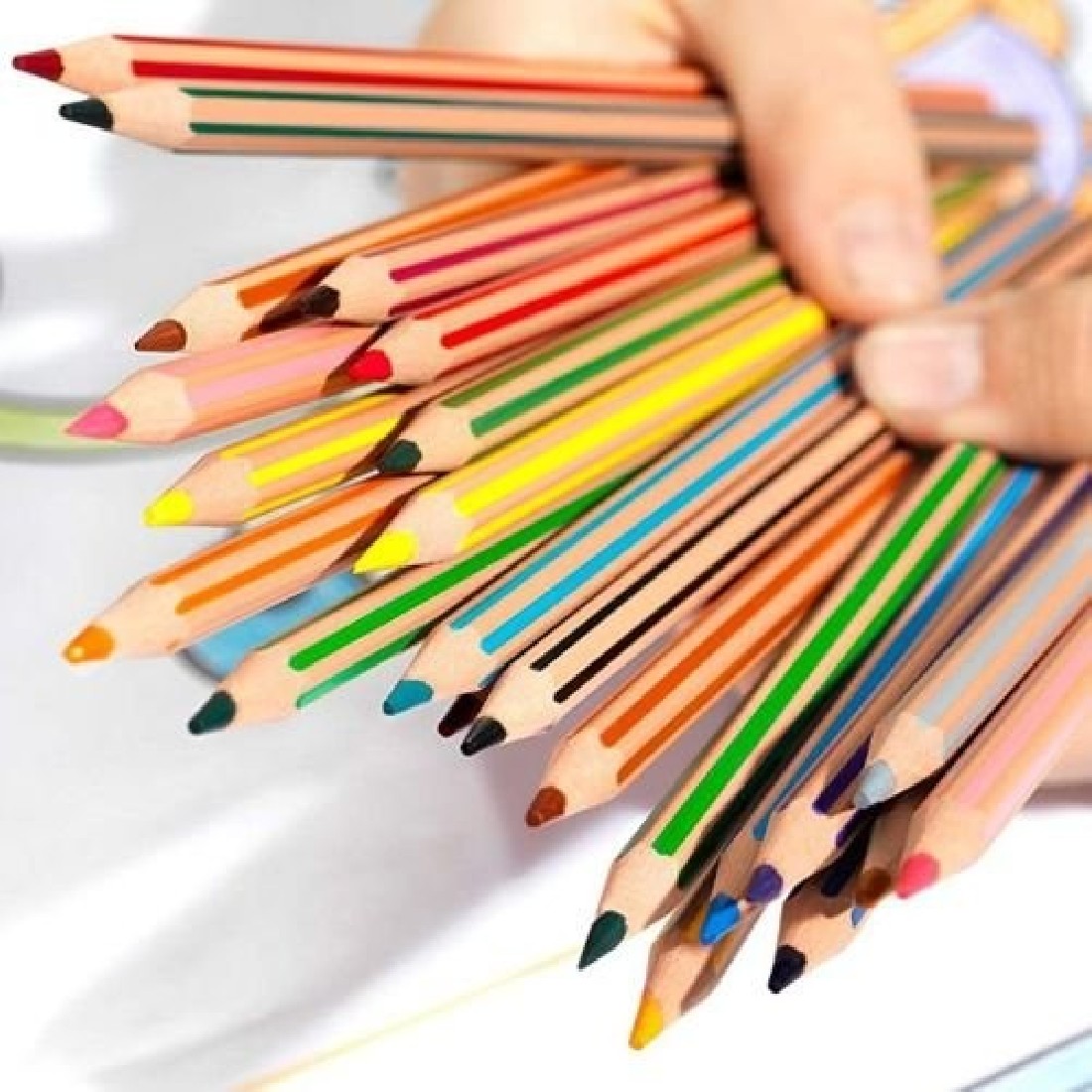 Ξυλομπογιές  Ανθεκτικές 12 χρωμάτων Evolution Stripes BIC