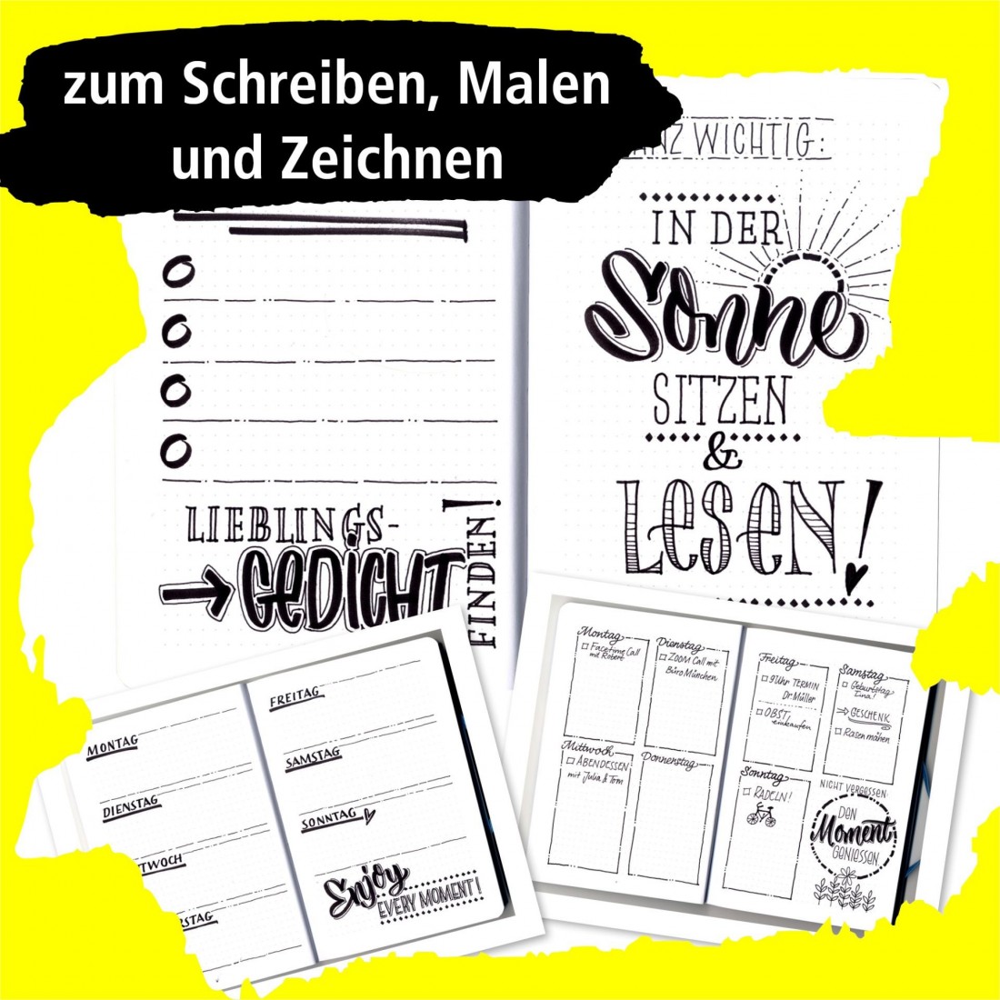 Black Lettering pens 5 pieces 19114 OnLine