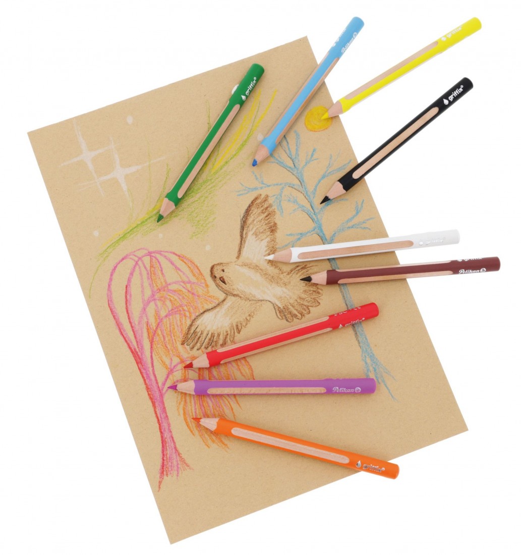 Pelikan Buntstifte Coloured Pencils 8 plus 1 pieces  700856