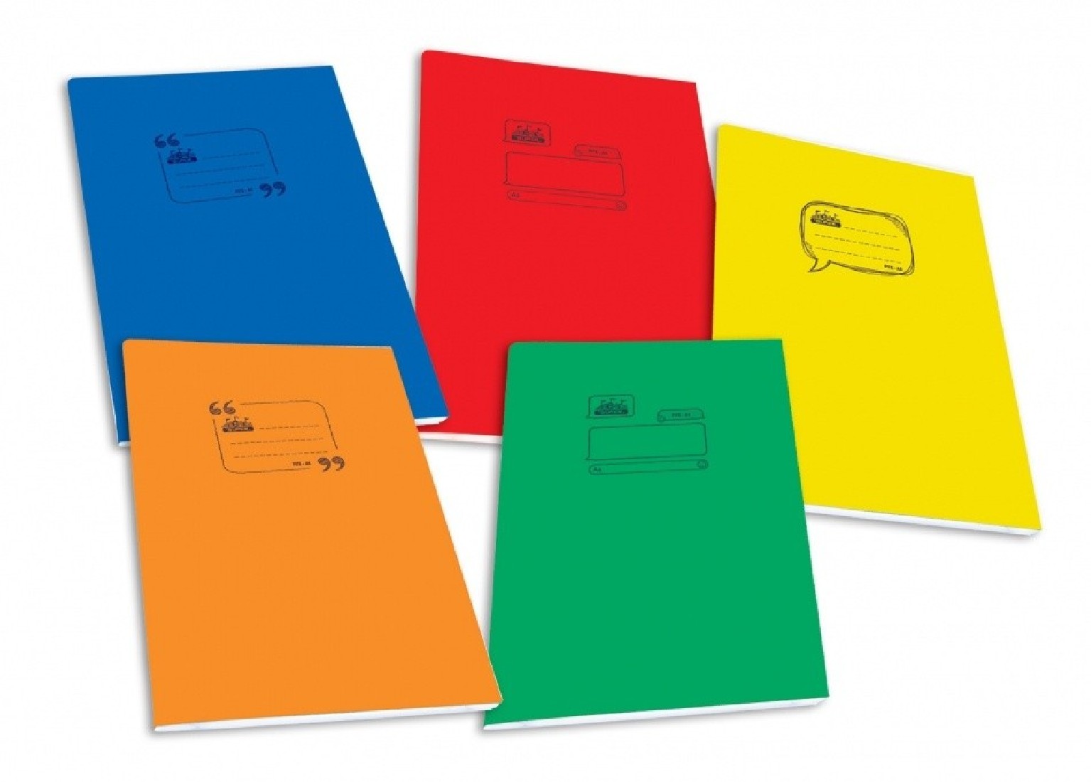 Τετράδιο Ριγέ Α4 50 Φύλλων Super Διεθνές P.P Μπλε Skag