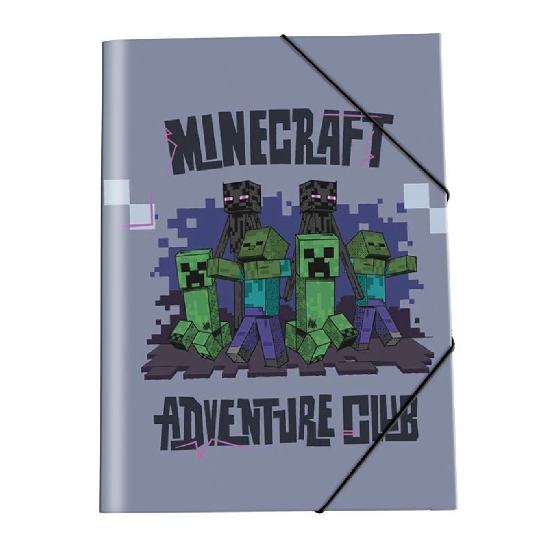 Ντοσιέ με λάστιχο 25x35 Minecraft 23810 Graffiti (2023)