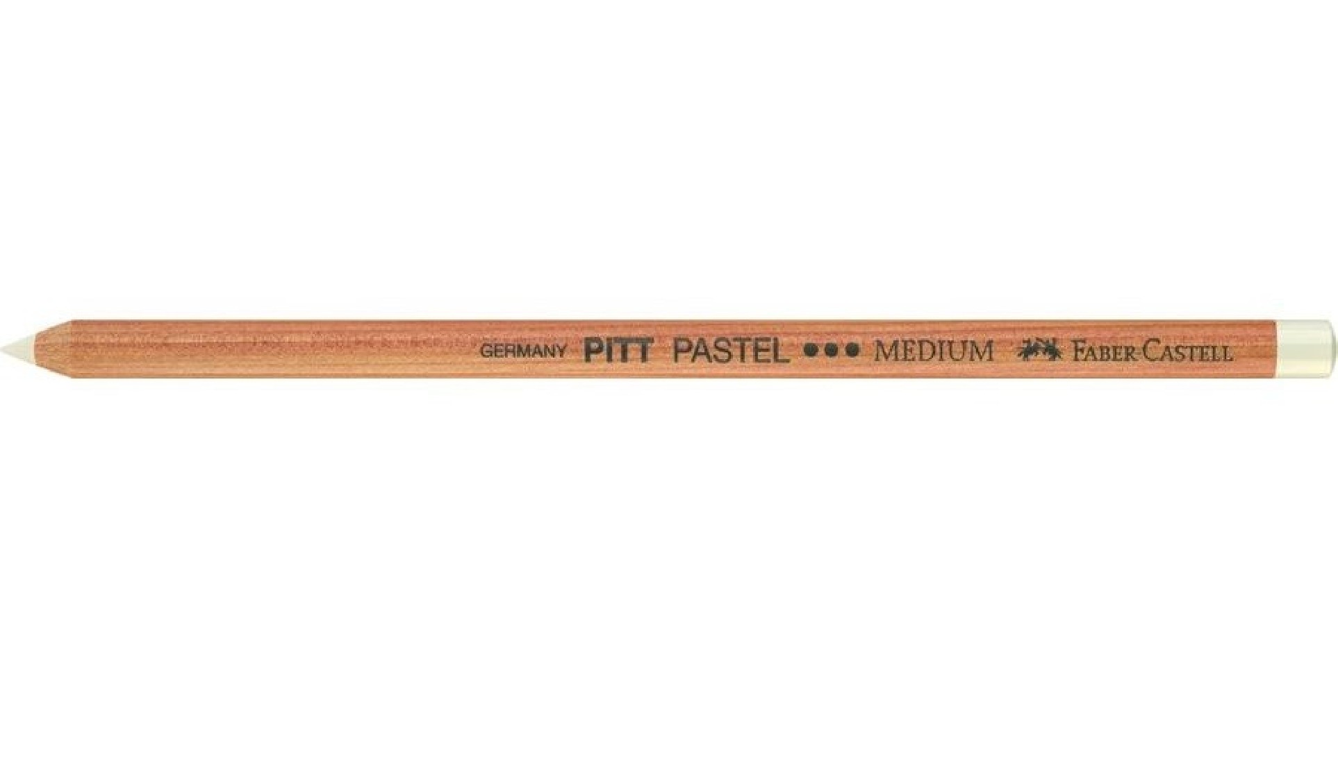 Ξυλομπογιά Pitt Pastel 101 Λευκό Medium 112201 Faber Castell