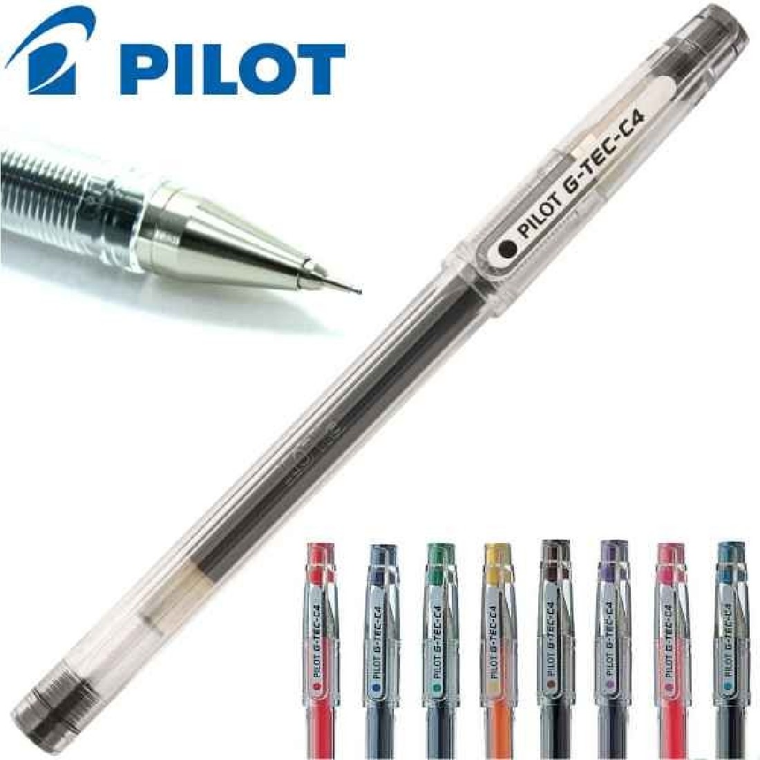 Στυλό Gel Hi-Tec 0.4mm Black Pilot